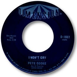 I won't cry - DIMENSION 1037