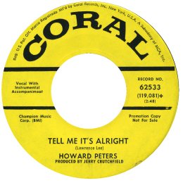 Tell me it's alright -�Coral 62533