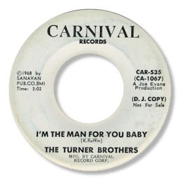 I'm the man for you baby - CARNIVAL 535