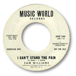 I can't stand the pain - MUSIC WORLD 104