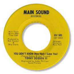 You don't know (how much I love you) - MAIN SOUND 501