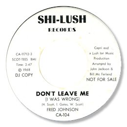 Don't leave me - SHI-LUSH 104