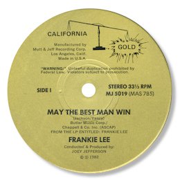 May the best man win - CALIFORNIA GOLD 5019