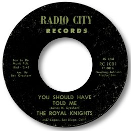 You should have told me - RADIO CITY 1001