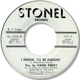 I know I'll be alright - STONEL 1005