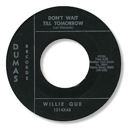 Don't wait till tomorrow - DUMAS 1214