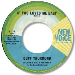 If you loved me baby - NEW VOICE 816