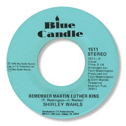 Remember Martin Luther King - BLUE CANDLE 1511